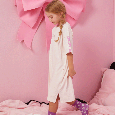 Kids Tee Drees Bridal Blush